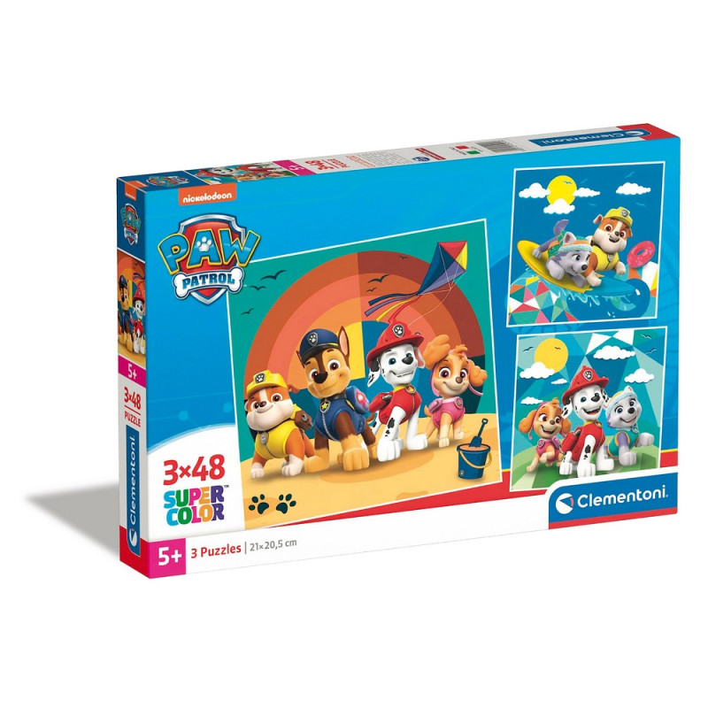 Patrolne šape - set 3 puzzle sa po 48 delova